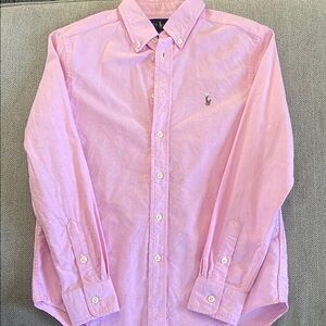 Ralph Lauren Pink Classic Button Down Shirt